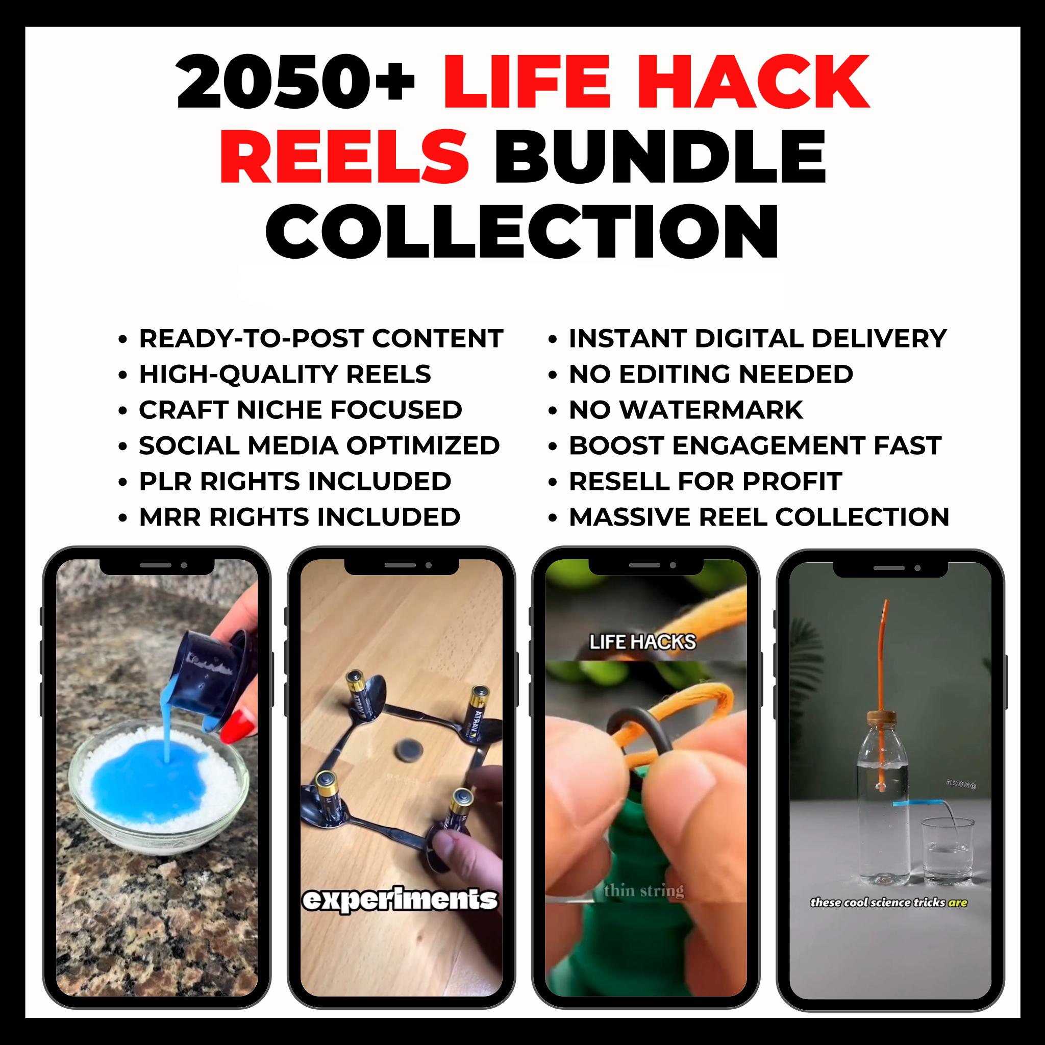 2000+ Life Hacks Reels Bundle Packs Download 2025