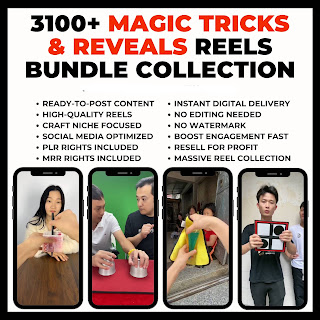 2000+ Magic Tricks & Reveals Reels Bundle Pack Download 2025
